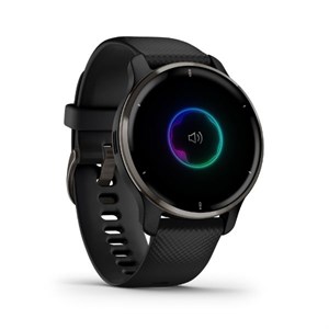 GARMIN - Venu 2 Plus, GPS, Black + Slate smartwatch